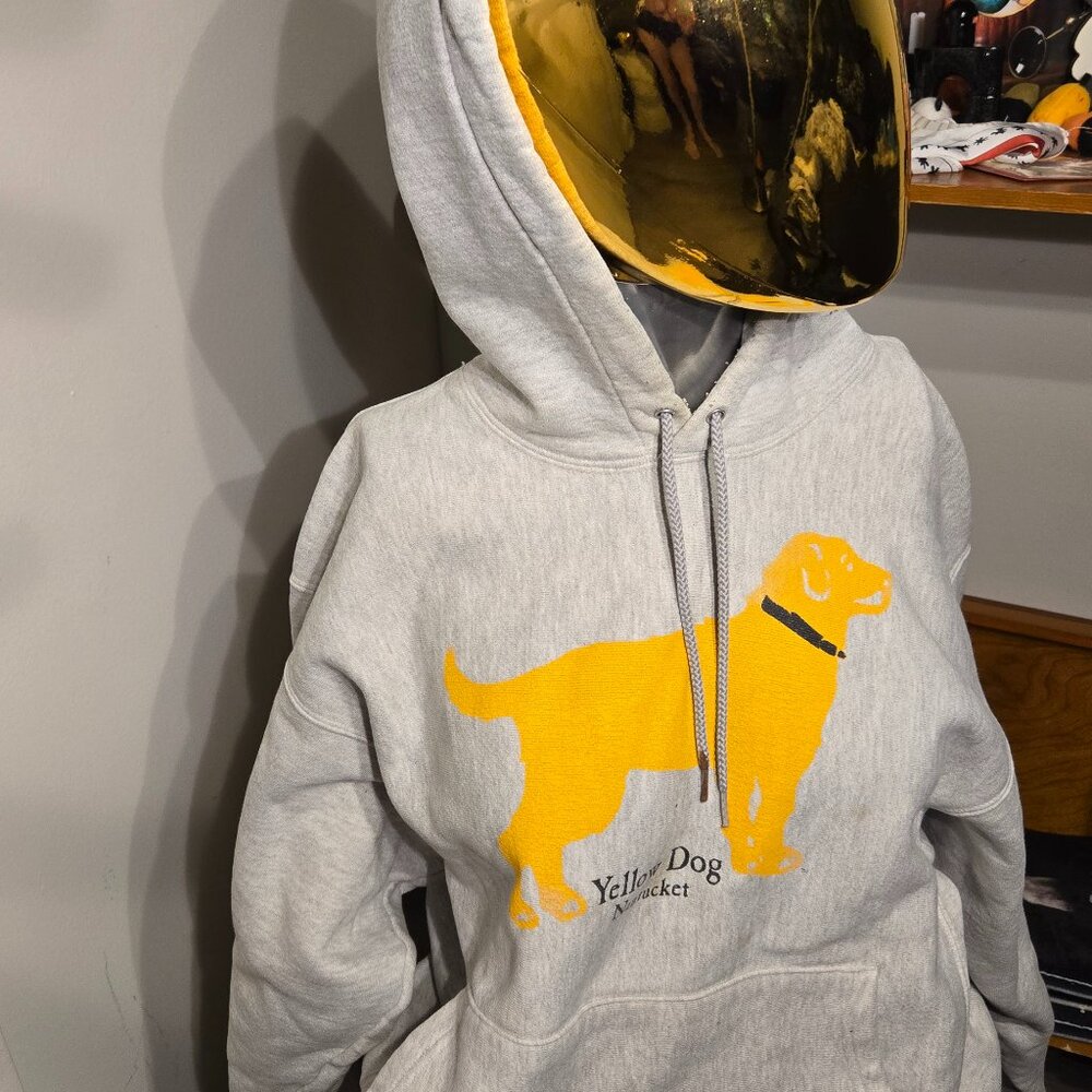 Yellow Dog Nantucket Gray Sweatshirt Size S/M Hoodie Cozy  Unisex